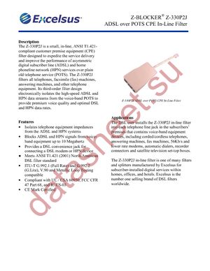 Z-330P2J datasheet  